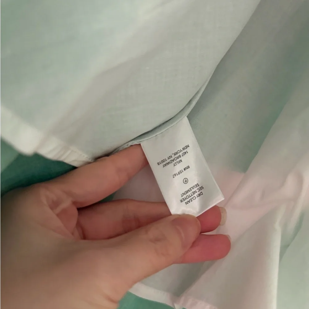 Milly Green and White Maxi Dress - Picture 11 of 15